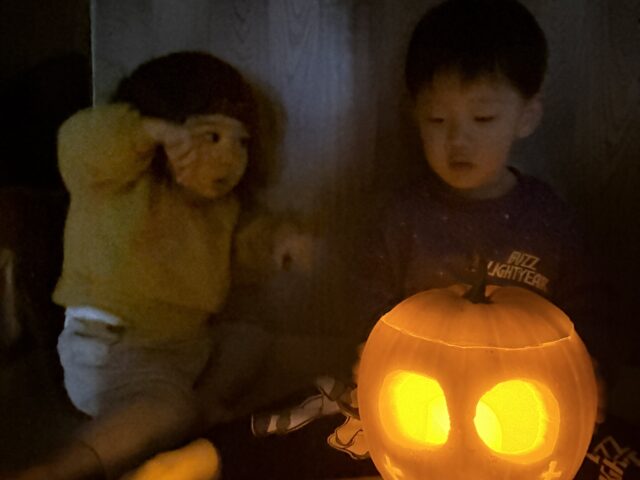 🎃ジャック・オー・ランタン作り🎃